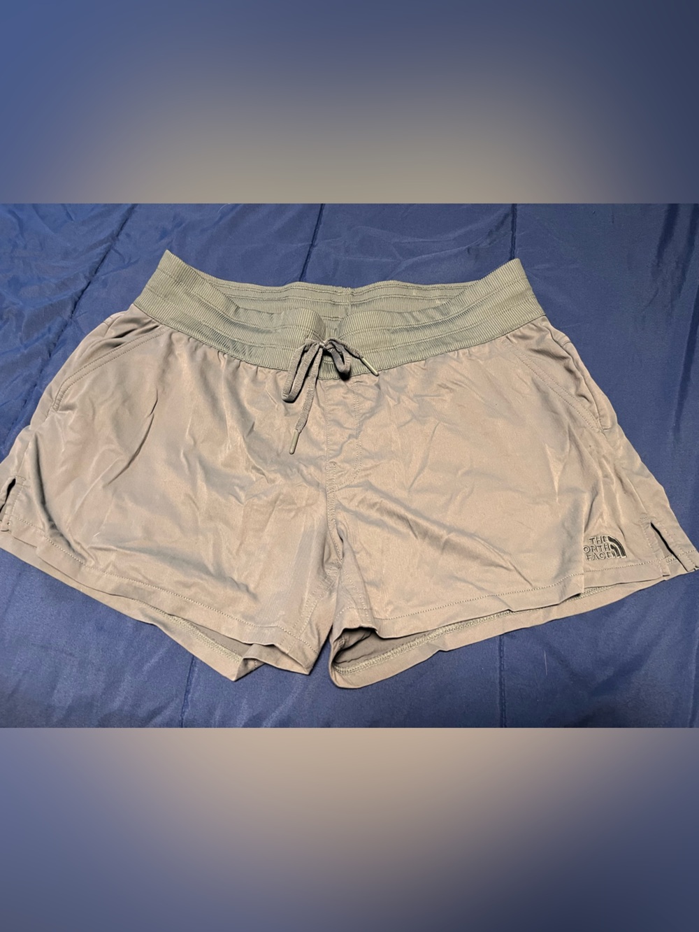 Large North Face Women’s light blue Active Drawstring Shorts